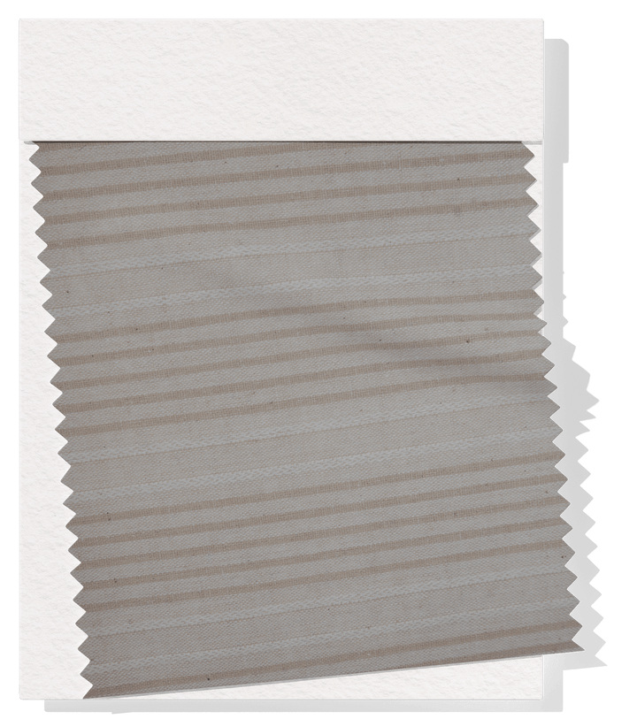 LINEN / COTTON $16.00P/M - Sea Mist Stripe - The Fabric Shop