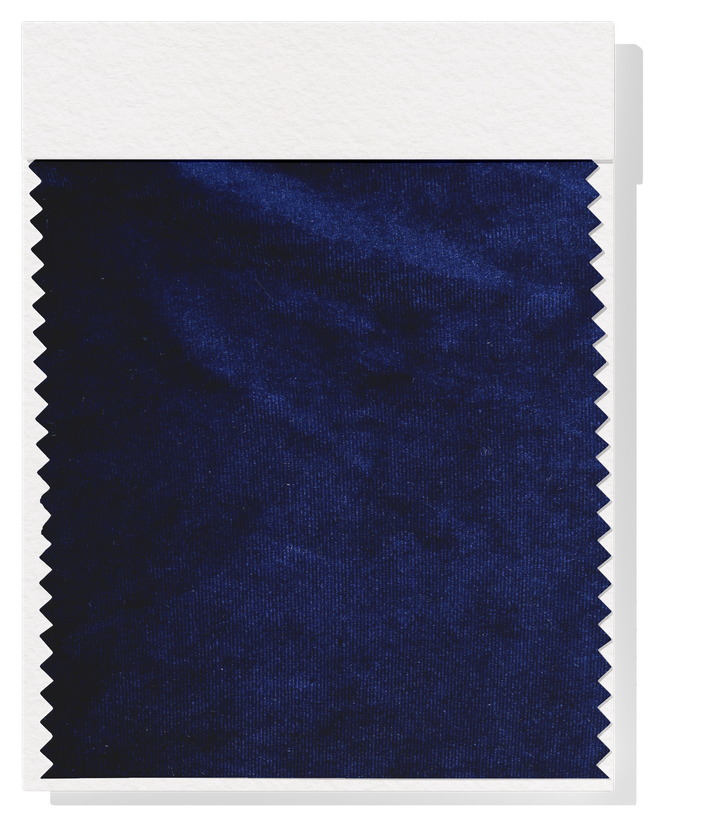 Stretch Velvet $12.00p/m - Navy