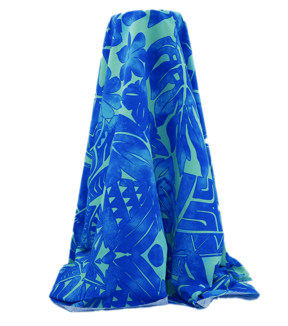 PACIFIC PRINTED BENGALINE $16.00P/M - The Fabric Shop