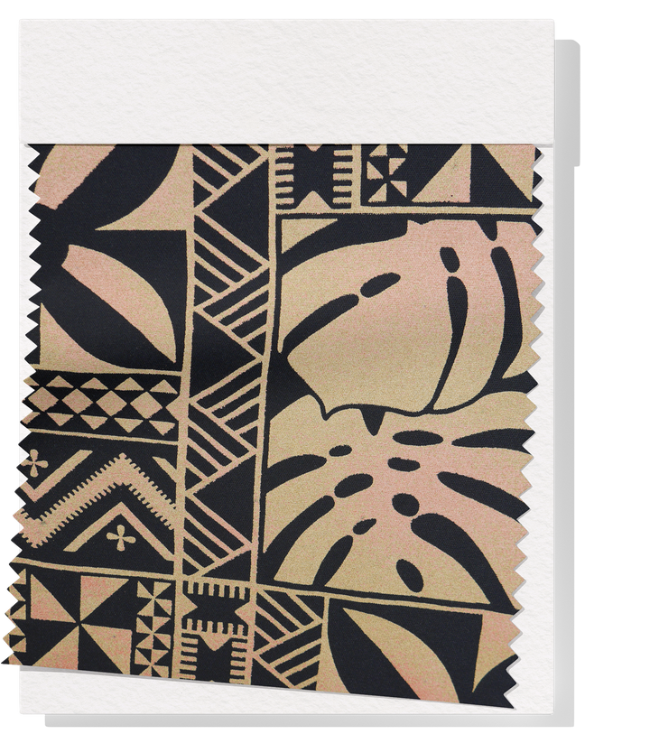 STRETCH POLYESTER PACIFIC PRINT $12.00P/M
