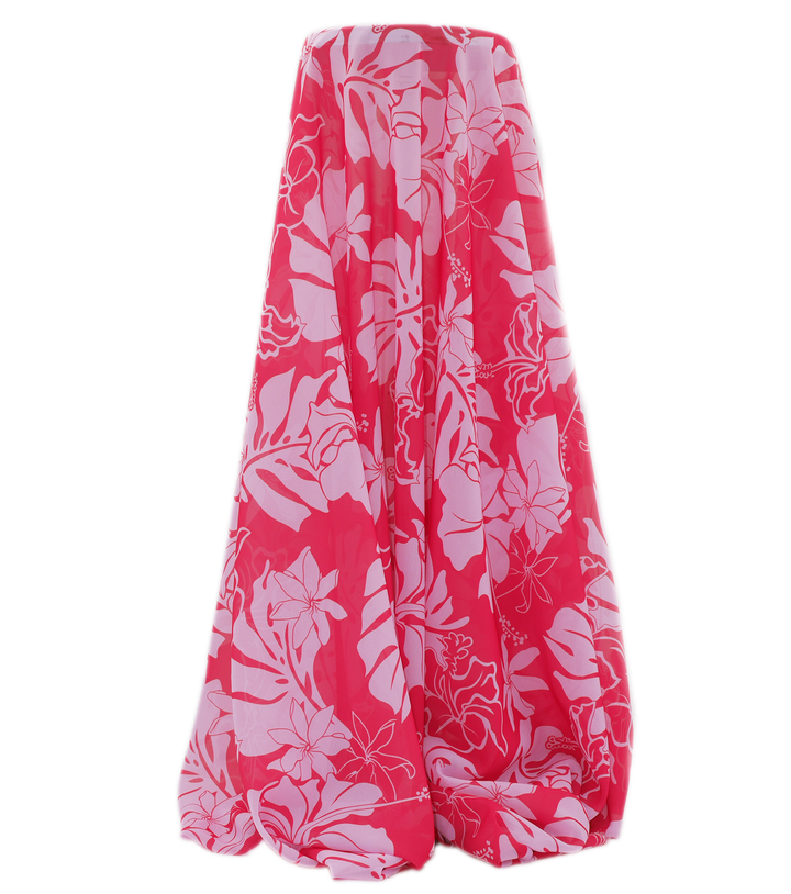 CHIFFON PACIFIC PRINT $9.00P/M - Pink