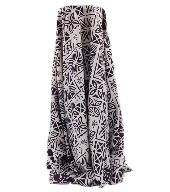 STRETCH POLYESTER PACIFIC PRINT $12.00P/M