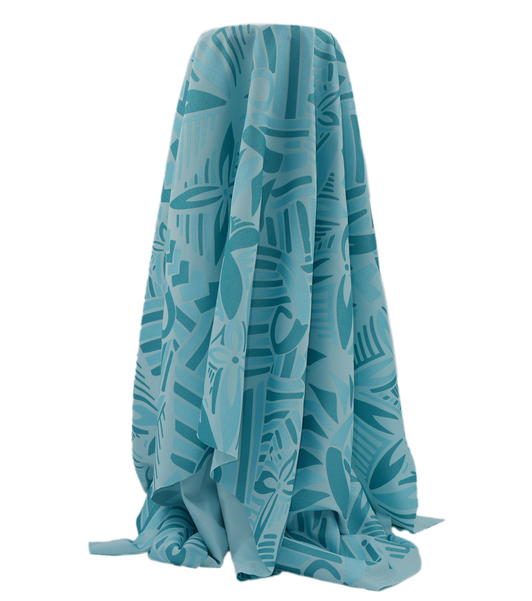 STRETCH POLYESTER PACIFIC PRINT $12.00P/M