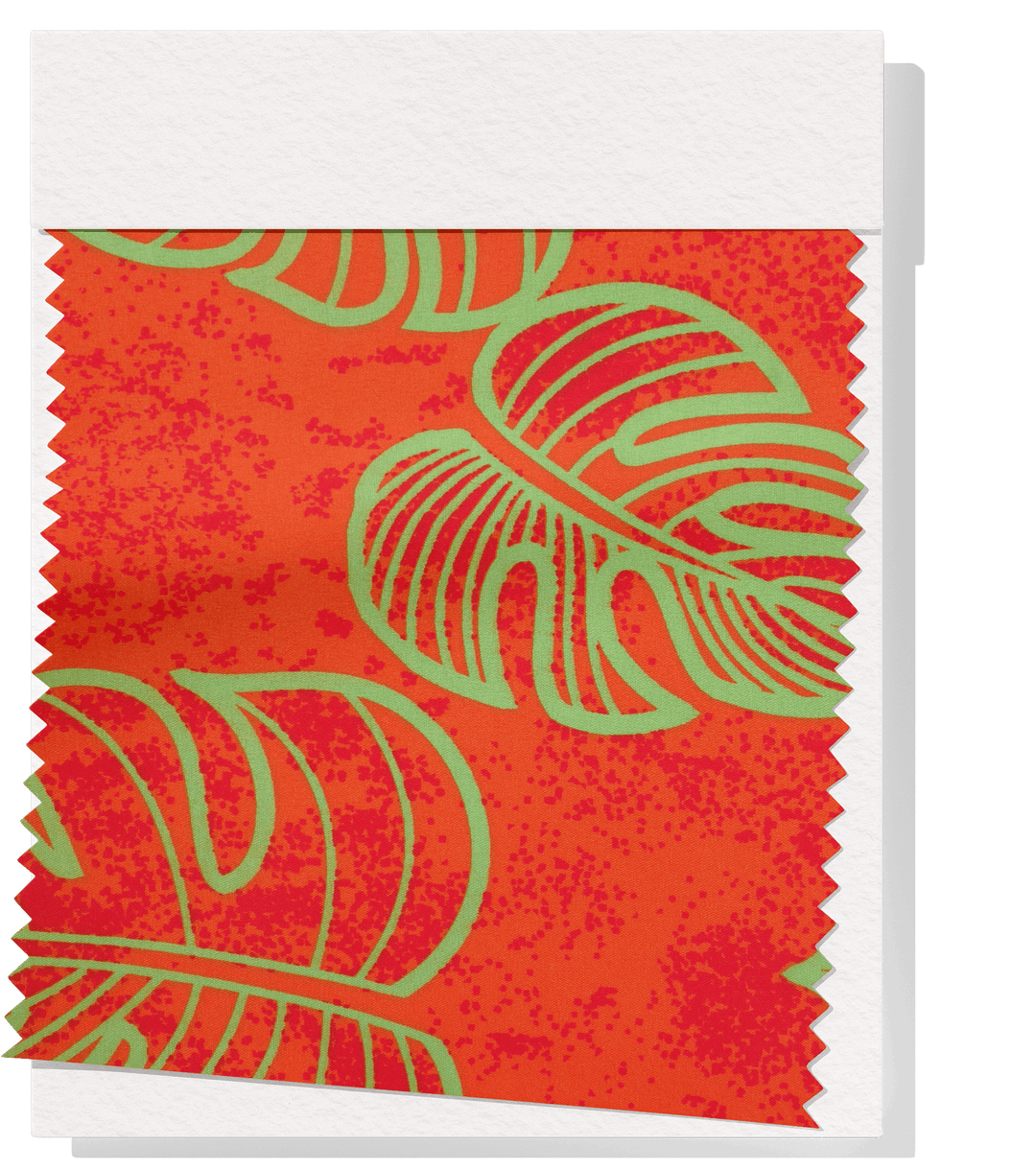 POLYESTER / COTTON PACIFIC PRINT $3.00P/M - ORANGE & LIME - The Fabric Shop