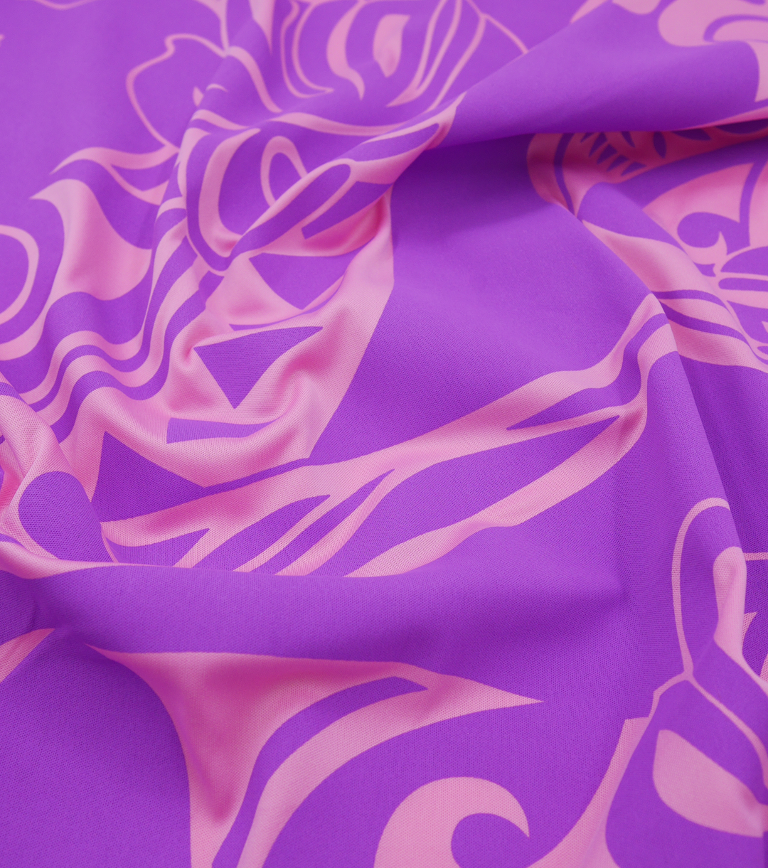 STRETCH POLYESTER PACIFIC PRINT $12.00P/M