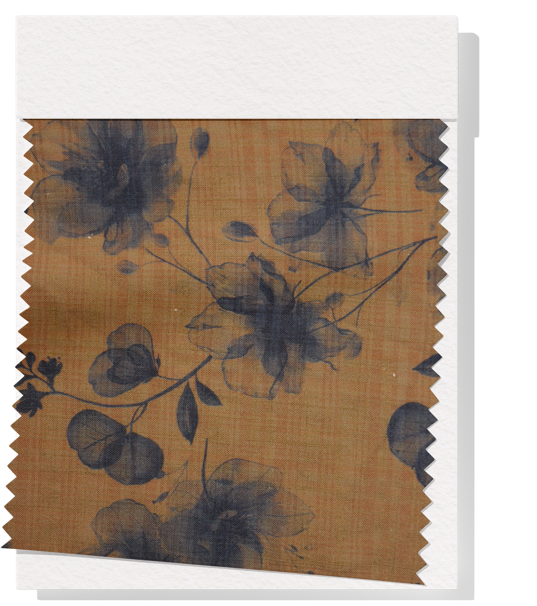 Printed Linen/ Cotton $18.00 p/m - Golden Blossom