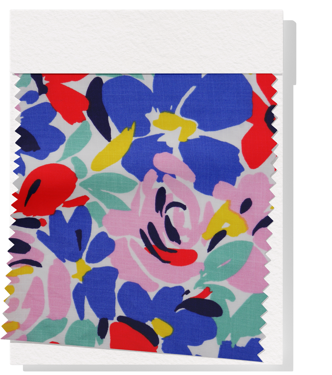 PRINTED LINEN/ COTTON $16.00 P/M - Cobalt Garden