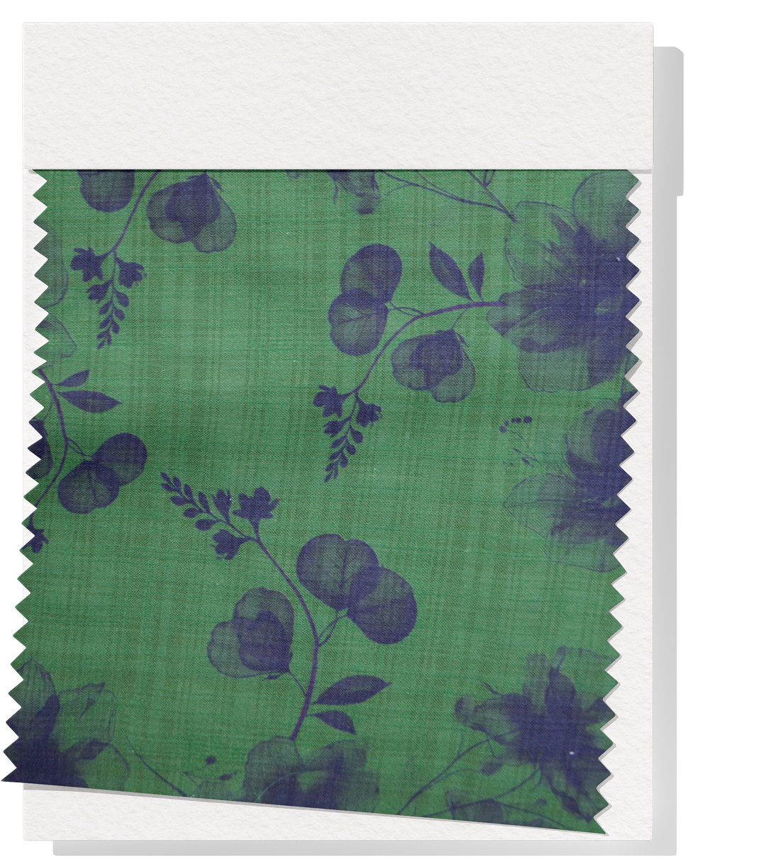 PRINTED LINEN/ COTTON $18.00 P/M - Emerald Bloom