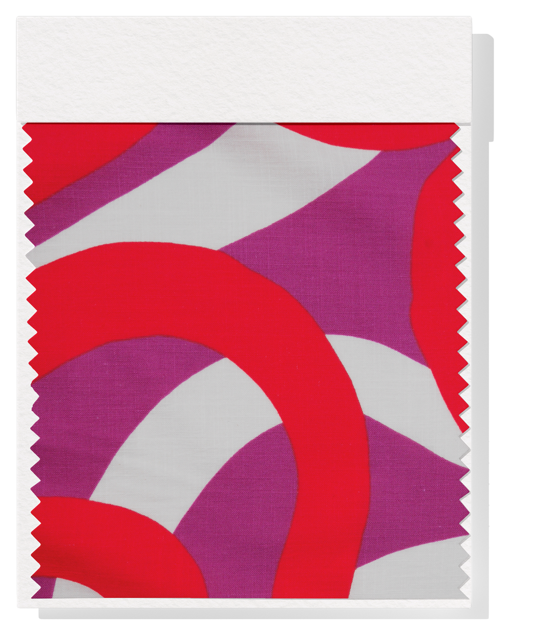 PRINTED LINEN/ COTTON $16.00 P/M - Raspberry Ribbon