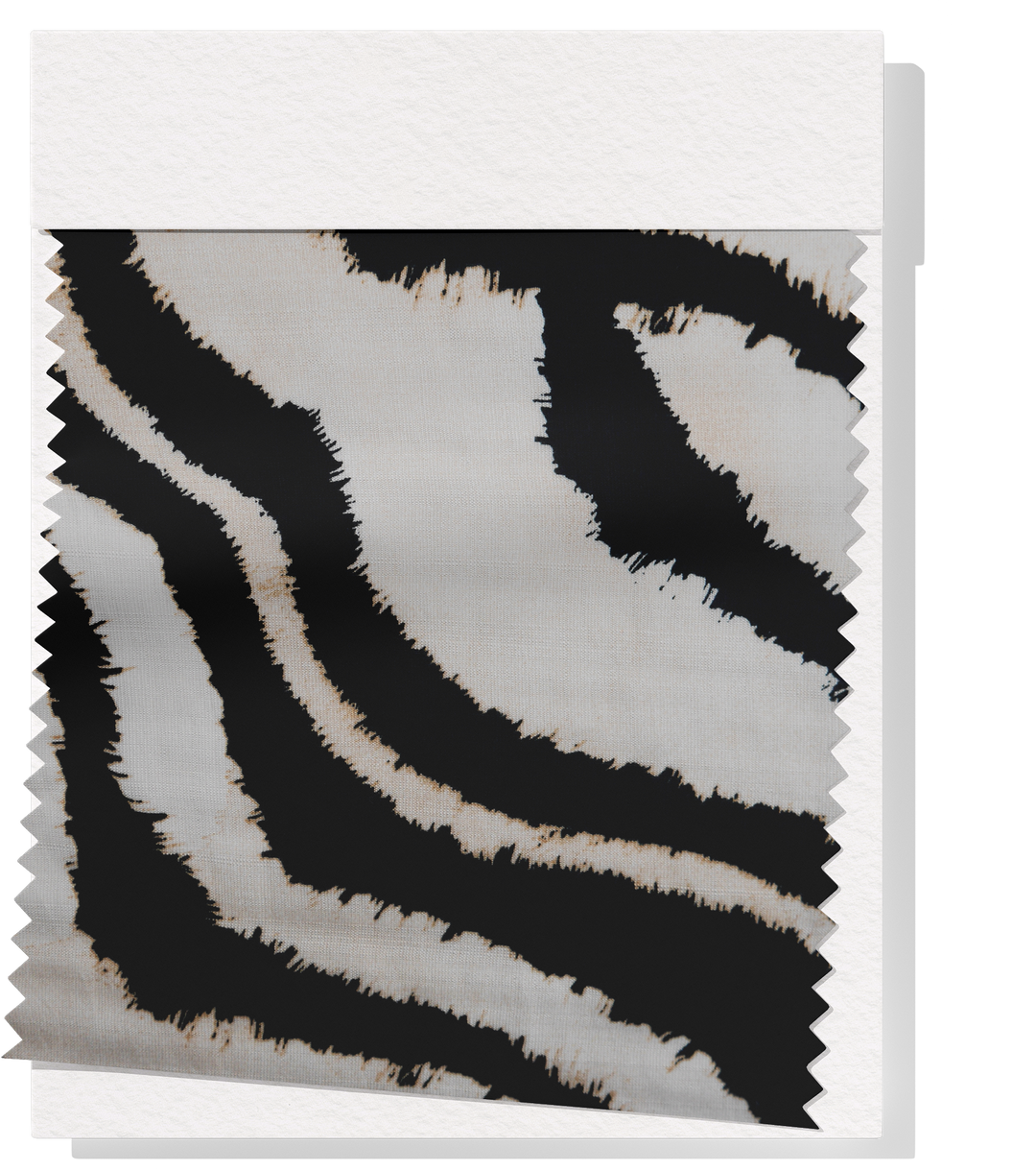 PRINTED RAYON/BAMBOO $16.00 P/M - Ivory Zebra