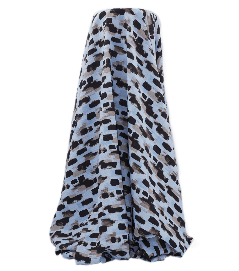 PRINTED BAMBOO/ COTTON $18.00 P/M - Sky Petals - The Fabric Shop
