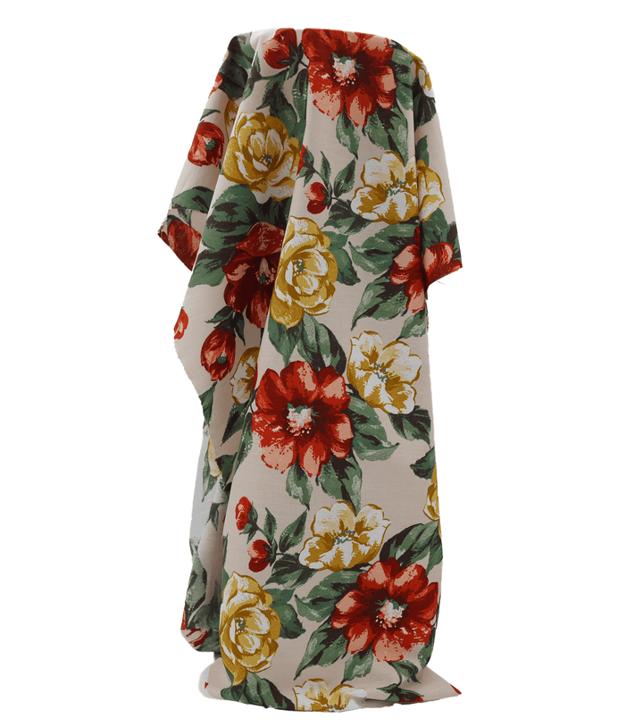 Printed Cotton Poplin - $12.00p/m Design 17 - The Fabric Shop