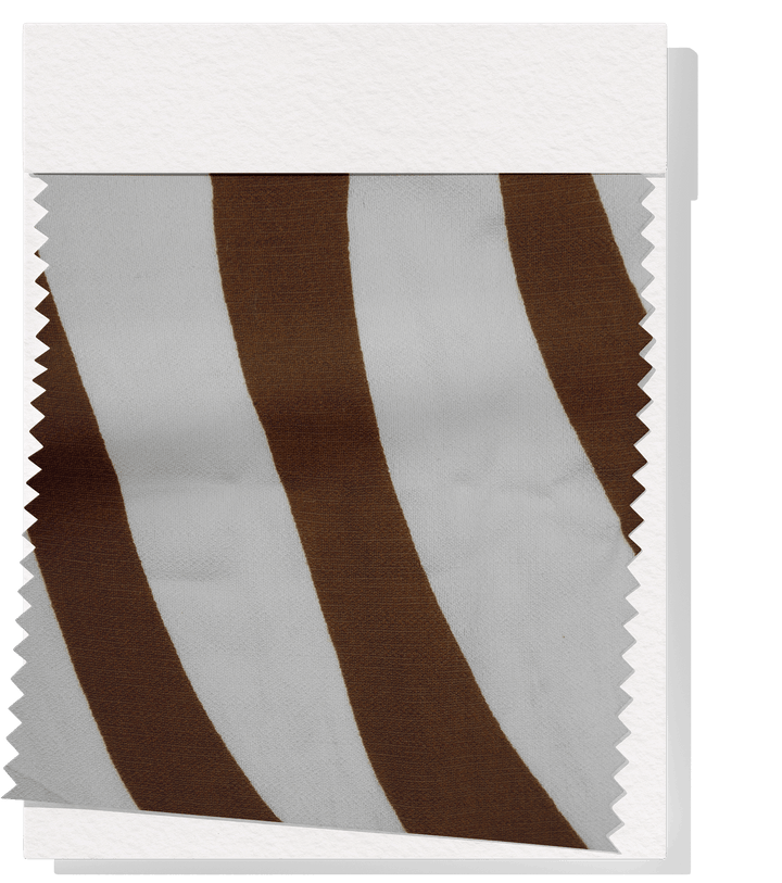 PRINTED COTTON/RAYON $16.00 P/M - Cinnamon Zebra - The Fabric Shop