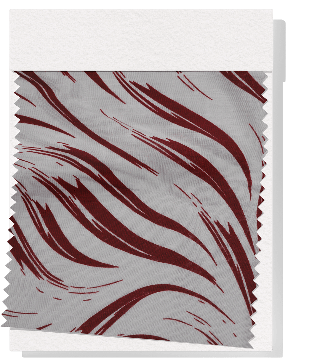 PRINTED LINEN/ COTTON $16.00 P/M - Burgundy Brushstroke - The Fabric Shop