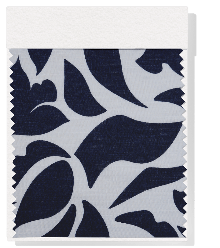 PRINTED LINEN/ COTTON $16.00 P/M - Midnight Silhouette - The Fabric Shop