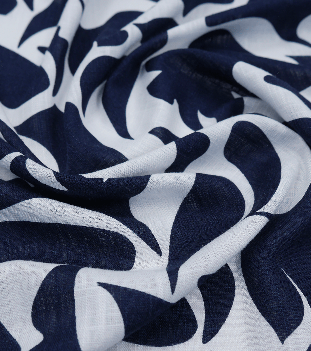 PRINTED LINEN/ COTTON $16.00 P/M - Midnight Silhouette - The Fabric Shop
