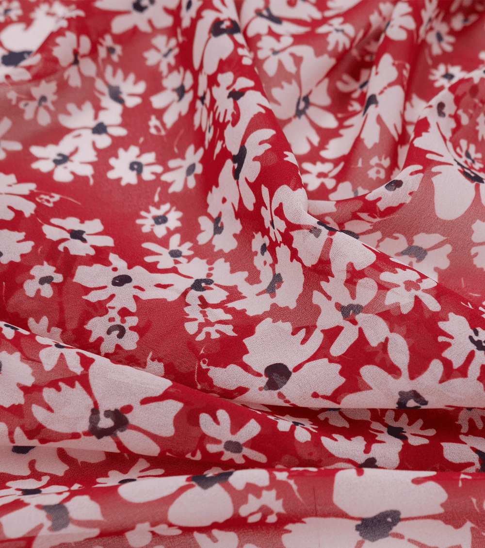 Printed Polyester $5.00p/m - Cherry Bloom - The Fabric Shop