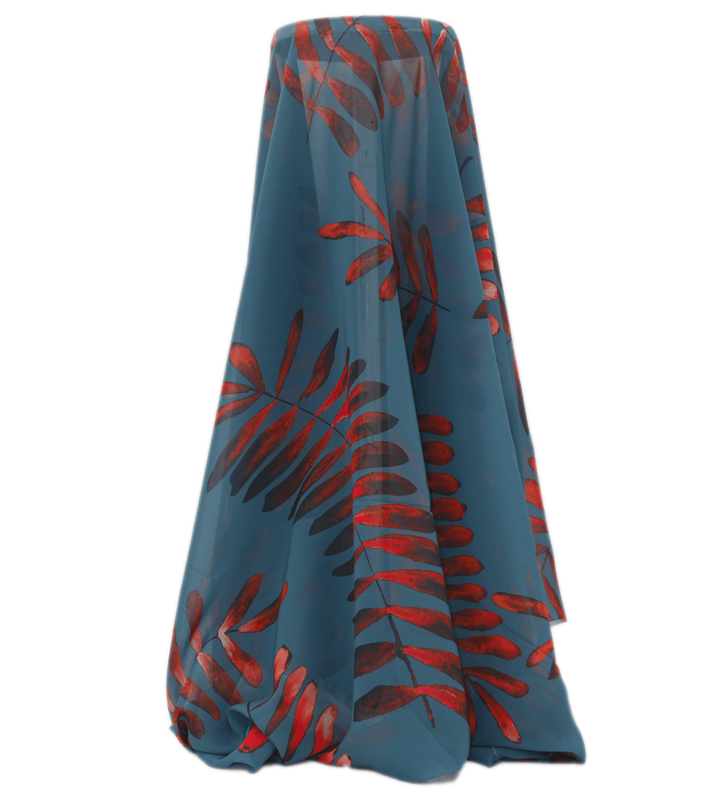 PRINTED POLYESTER $5.00P/M - Lagoon Tropic - The Fabric Shop