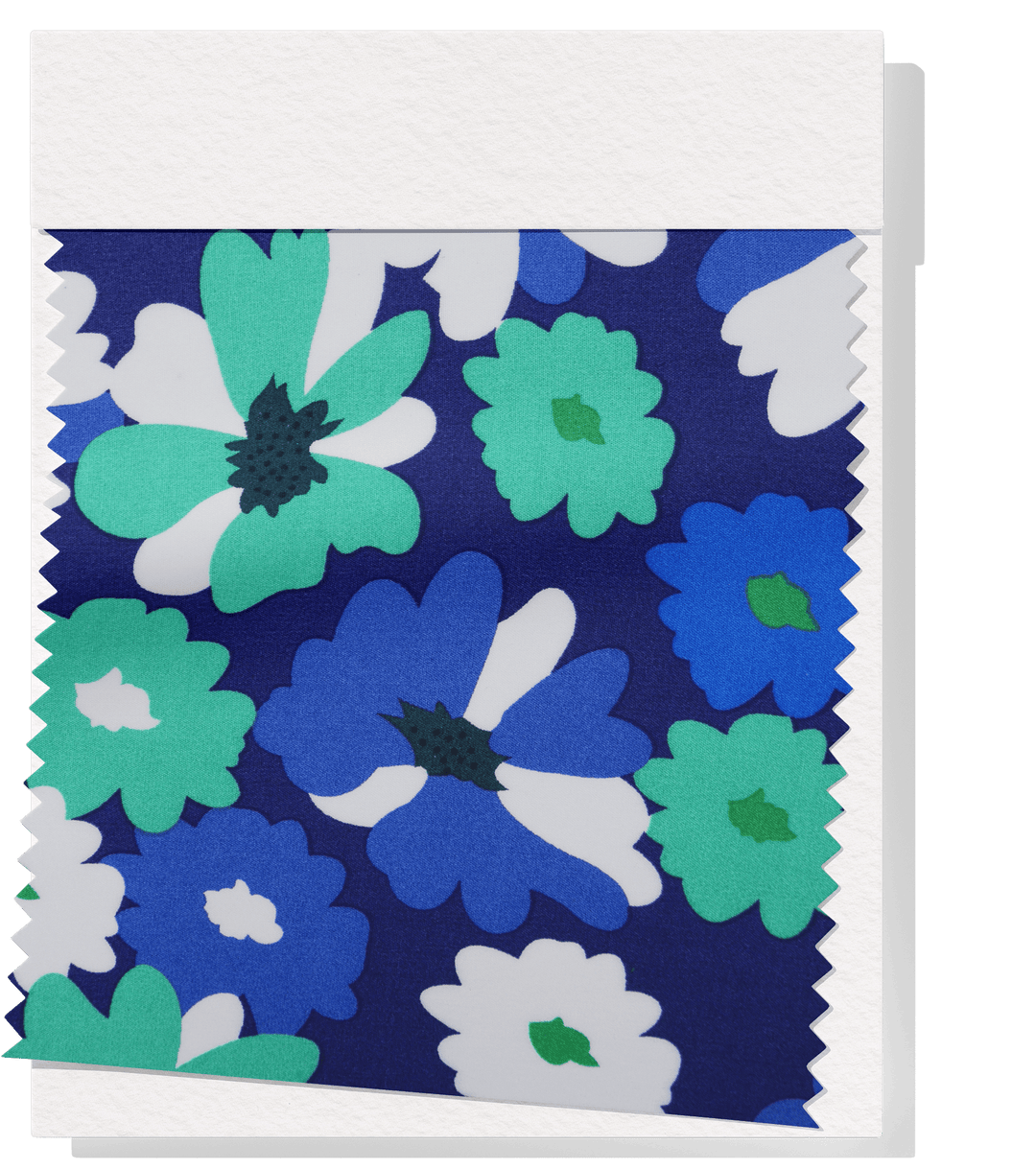 Printed Rayon $12.00p/m - AubreyBlue - The Fabric Shop