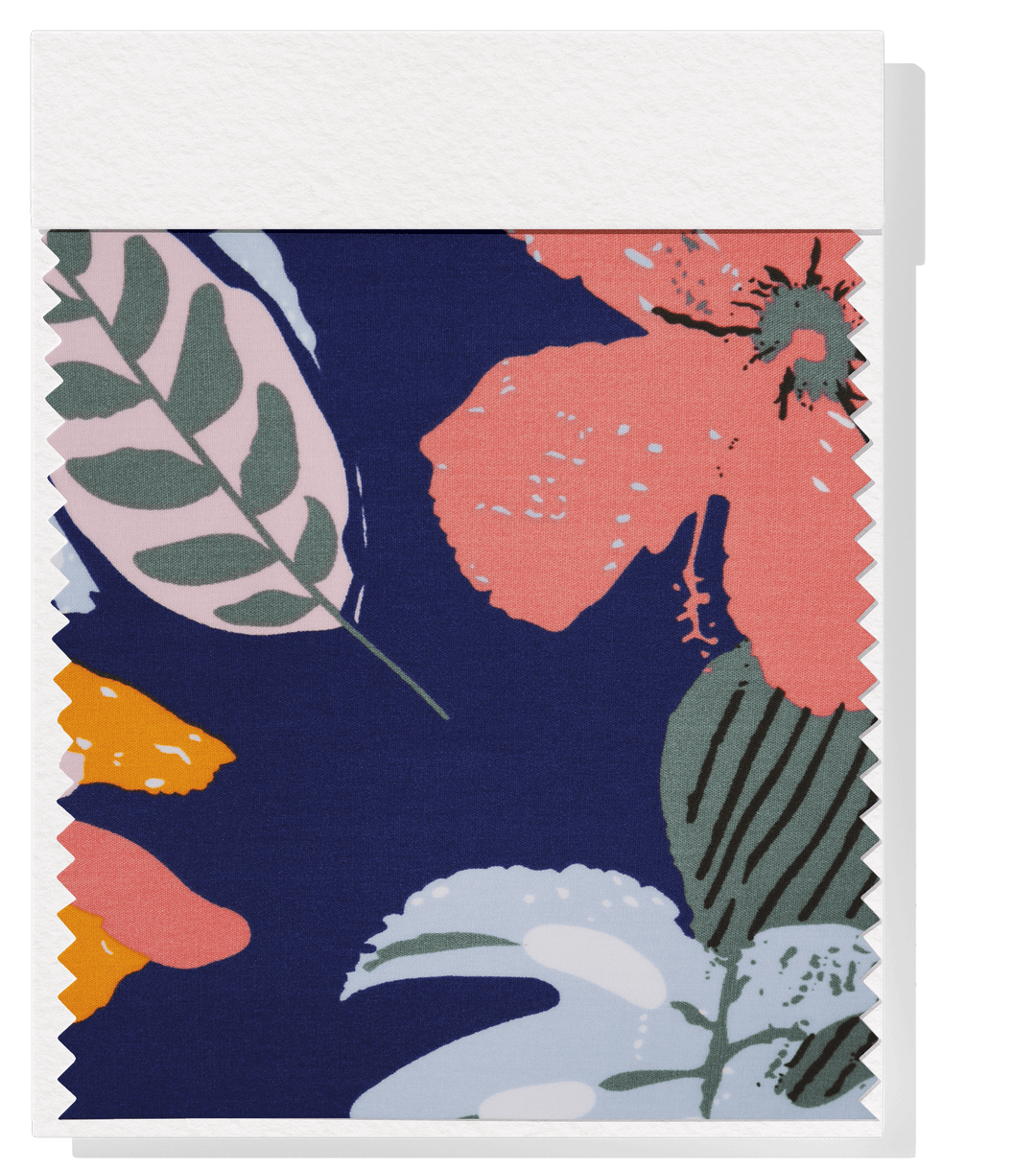 Printed Rayon $12.00p/m - Elsie Navy - The Fabric Shop