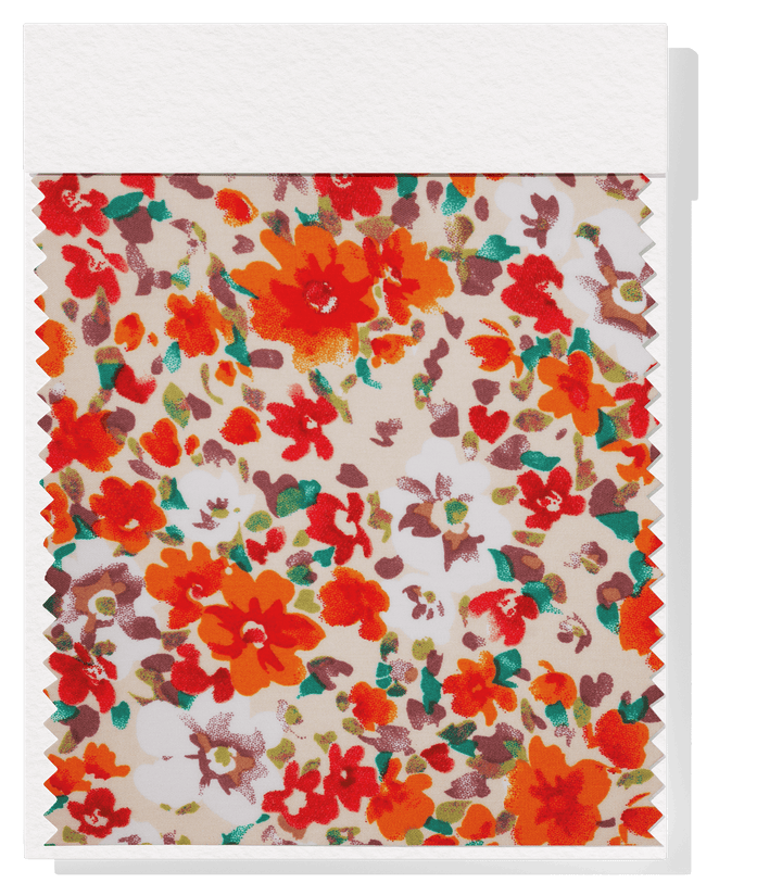 Printed Rayon $12.00p/m - Gia Cream - The Fabric Shop