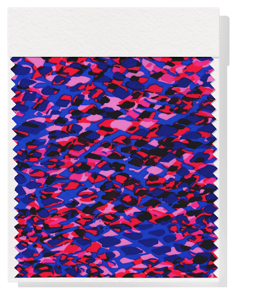 Printed Rayon $12.00p/m - Lucia Purple - The Fabric Shop