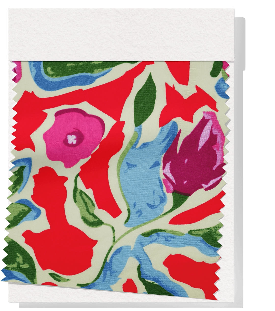 Printed Rayon $12.00p/m - Margot Red - The Fabric Shop