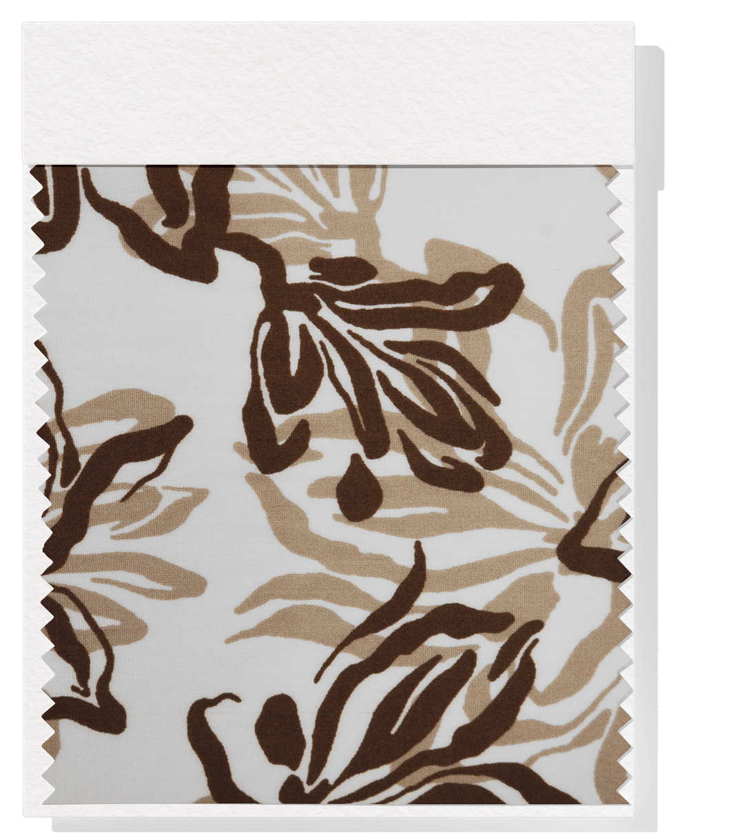 PRINTED RAYON $12.00P/M - MOCHA BLOOM - The Fabric Shop