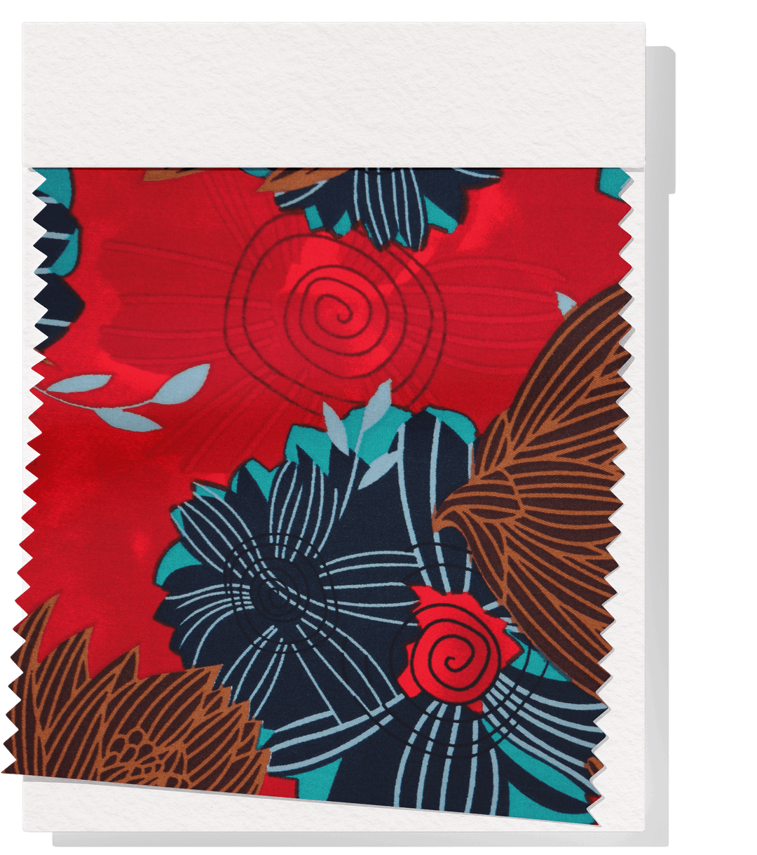 Printed Rayon $12.00p/m - Stevie Red - The Fabric Shop