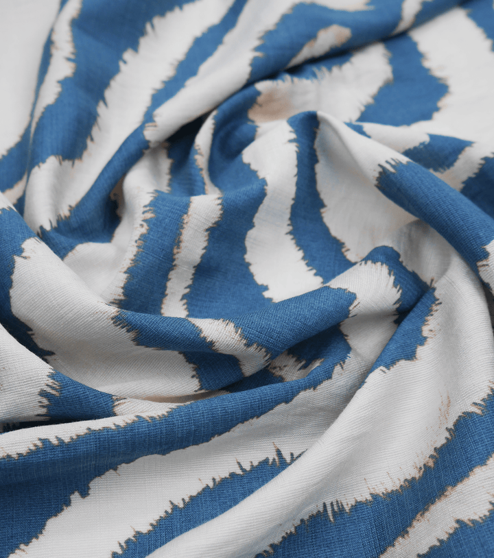 PRINTED RAYON/BAMBOO $16.00 P/M - Coastal ZEBRA - The Fabric Shop