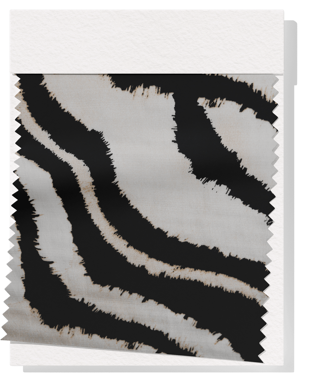 PRINTED RAYON/BAMBOO $16.00 P/M - Ivory Zebra - The Fabric Shop