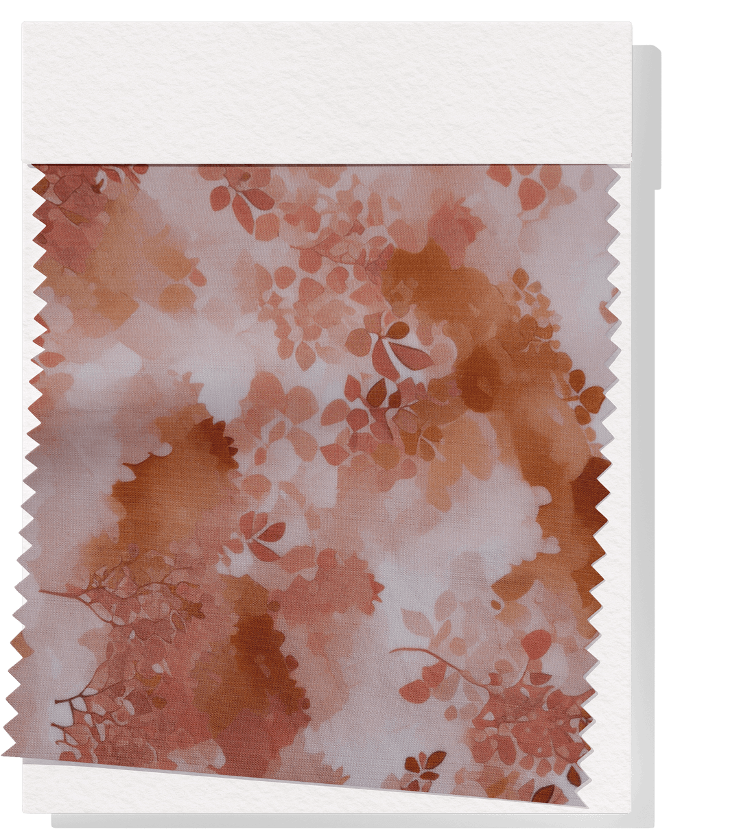 Printed Viscose Slub $16.00p/m - Apricot Garden - The Fabric Shop