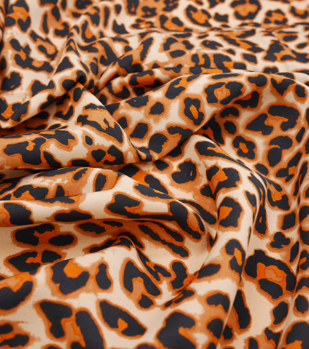 PRINTED POLYESTER $5.00P/M - Wild Ember Leopard