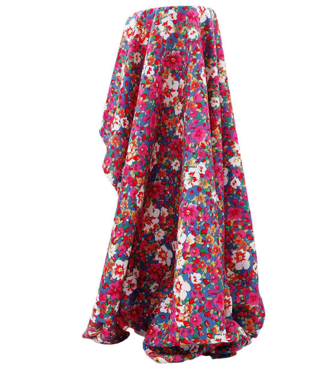 Printed Rayon $12.00p/m -  Gia Blue