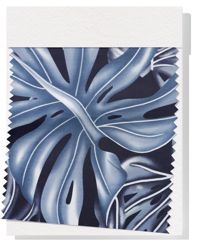 Pacific Printed Rayon $10.00p/m - Design 8 Grey & Black