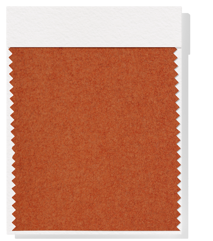 Boiled Wool Coating $28.00p/m - Terracotta