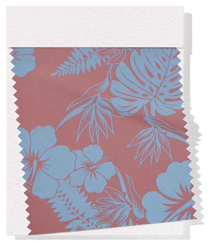 STRETCH POLYESTER PACIFIC PRINT $12.00P/M - The Fabric Shop