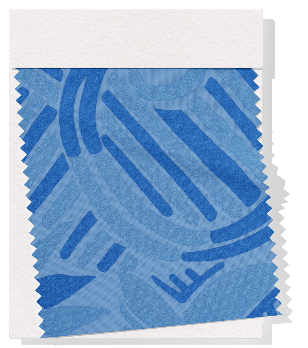 STRETCH POLYESTER PACIFIC PRINT $12.00P/M - The Fabric Shop
