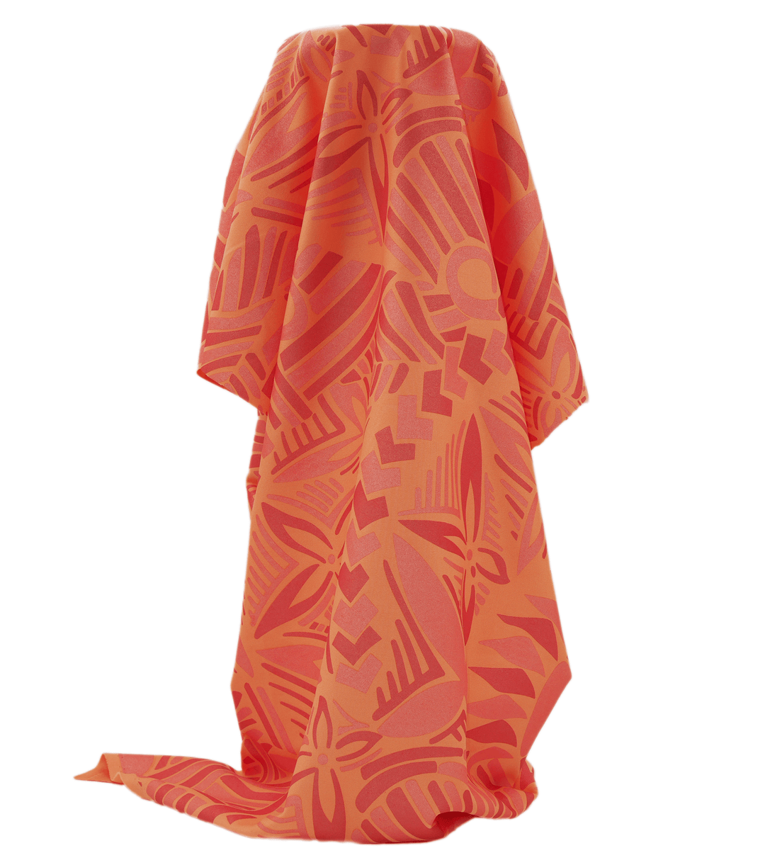STRETCH POLYESTER PACIFIC PRINT $12.00P/M - The Fabric Shop
