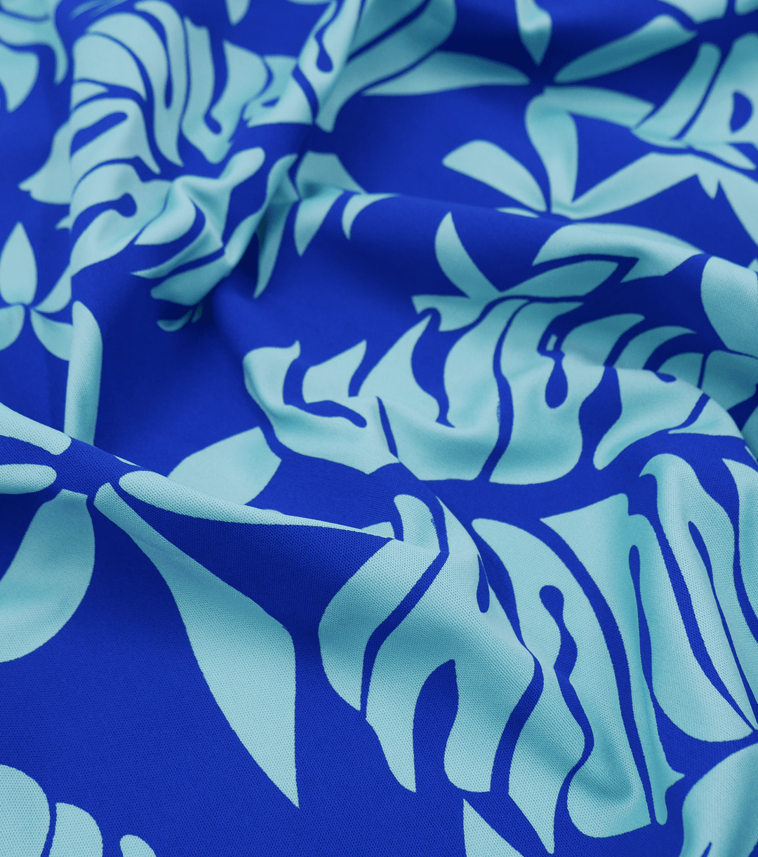 STRETCH POLYESTER PACIFIC PRINT $12.00P/M - The Fabric Shop