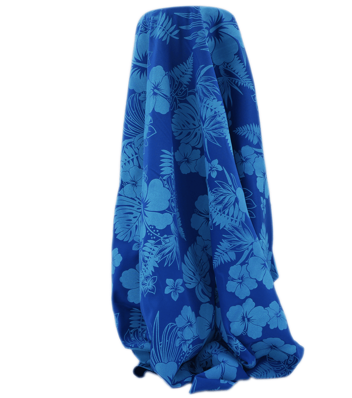 STRETCH POLYESTER PACIFIC PRINT $12.00P/M - The Fabric Shop