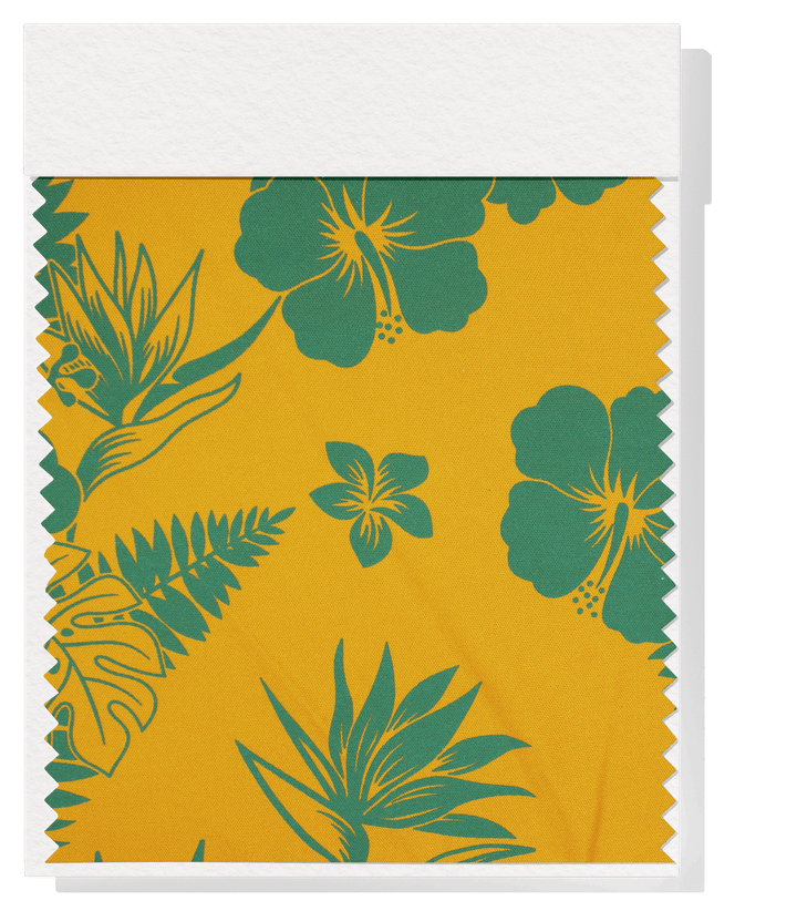 STRETCH POLYESTER PACIFIC PRINT $12.00P/M - The Fabric Shop