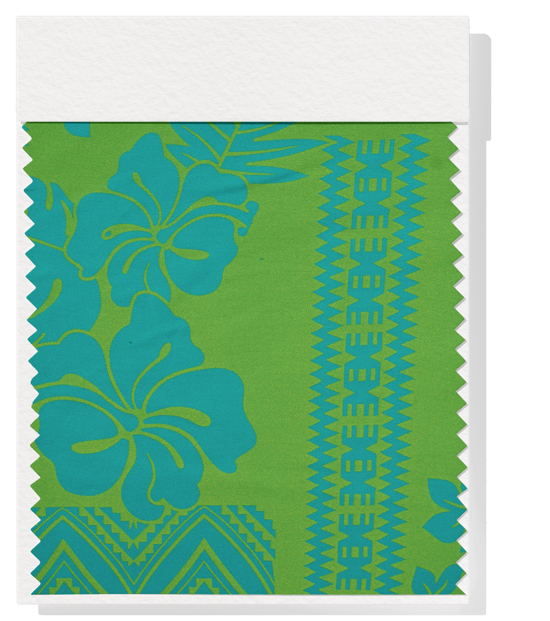 STRETCH POLYESTER PACIFIC PRINT $12.00P/M - The Fabric Shop