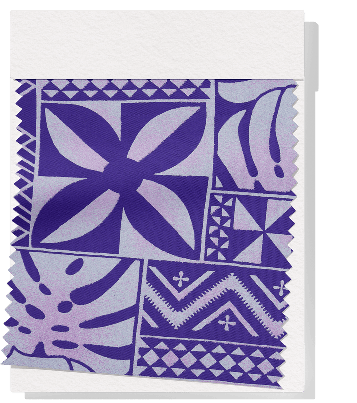 STRETCH POLYESTER PACIFIC PRINT $12.00P/M - The Fabric Shop
