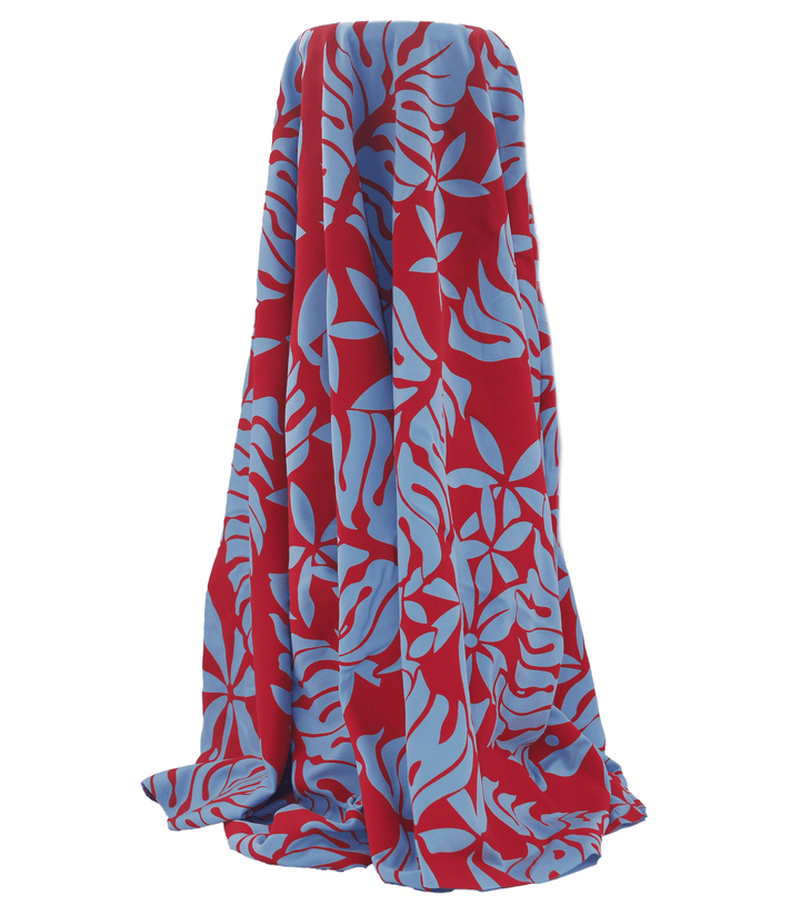 STRETCH POLYESTER PACIFIC PRINT $12.00P/M - The Fabric Shop