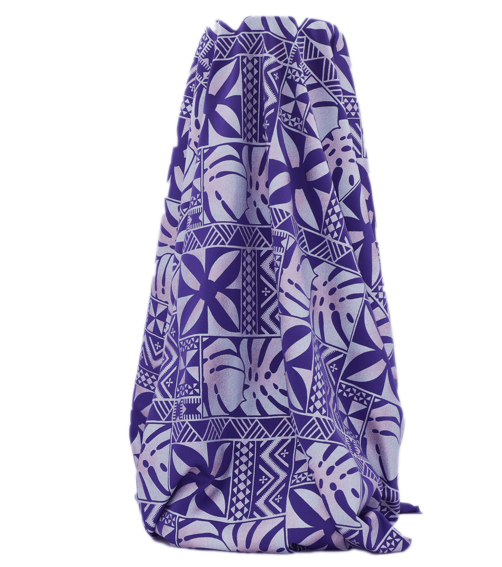STRETCH POLYESTER PACIFIC PRINT $12.00P/M - The Fabric Shop