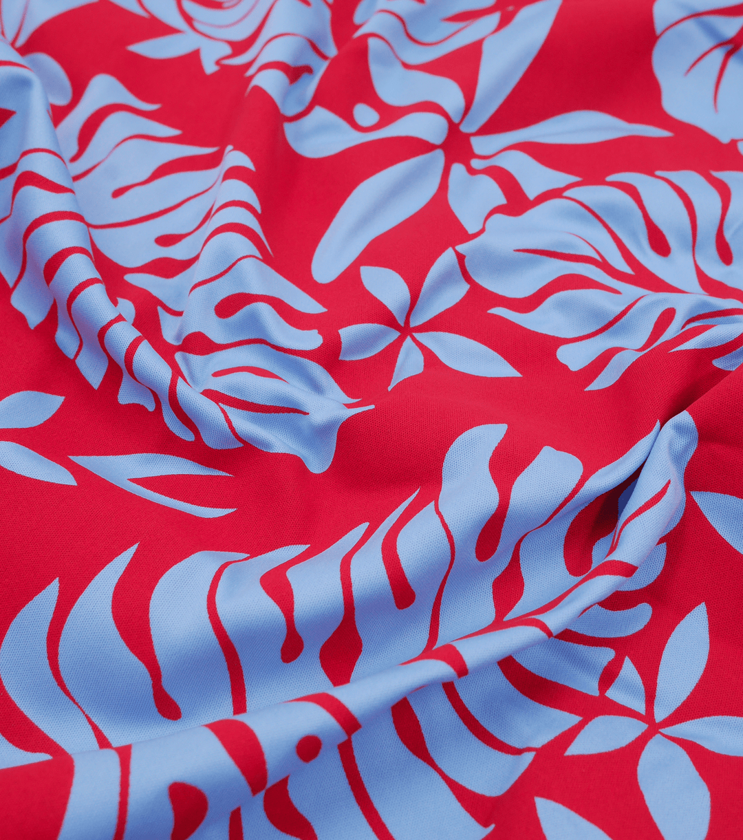 STRETCH POLYESTER PACIFIC PRINT $12.00P/M - The Fabric Shop