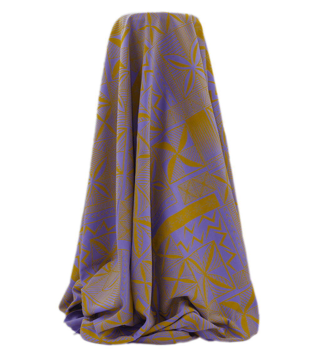 STRETCH POLYESTER PACIFIC PRINT $12.00P/M - The Fabric Shop