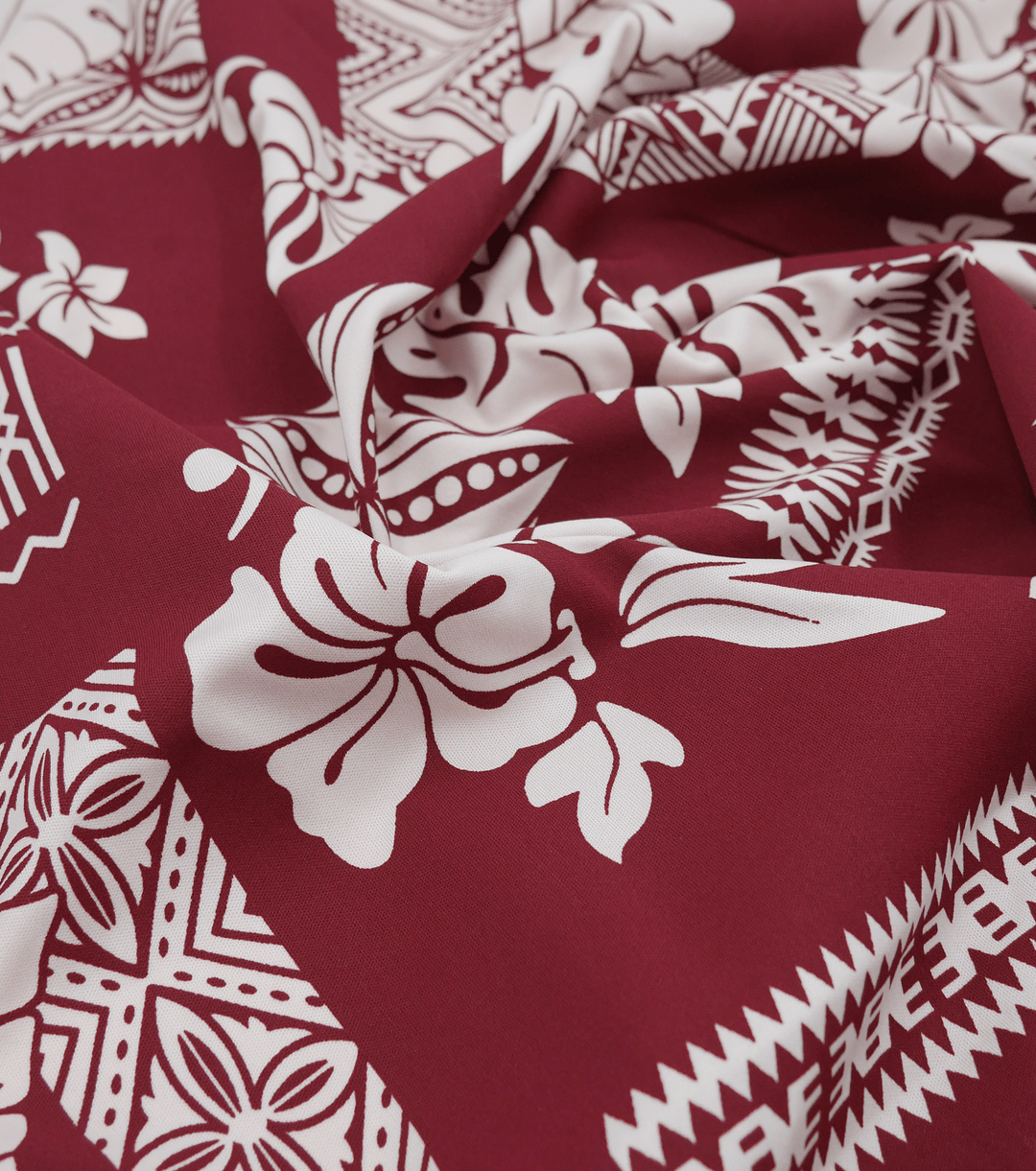 STRETCH POLYESTER PACIFIC PRINT $12.00P/M - The Fabric Shop