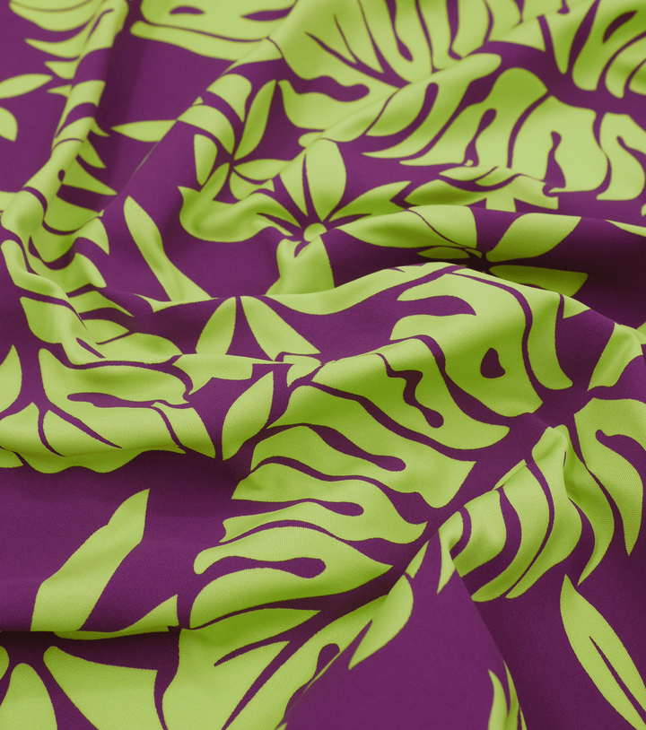 STRETCH POLYESTER PACIFIC PRINT $12.00P/M - The Fabric Shop
